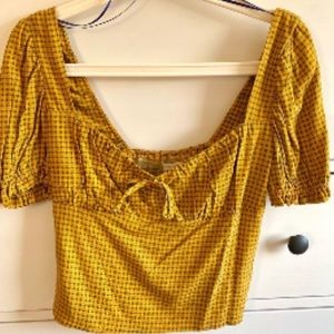 UO Gingham Print top